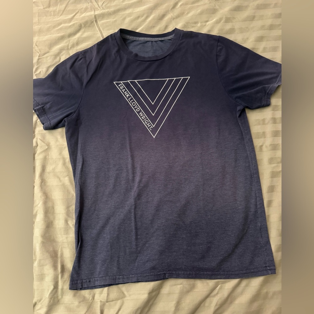 Frank Lloyd Wright Dark Blue Graphic Tee